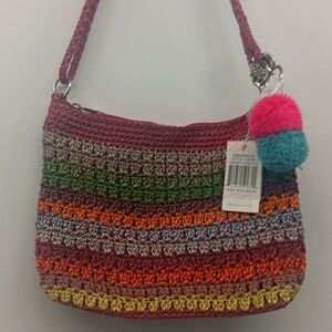 THE SAK • Hand crocheted colorful bag NWT